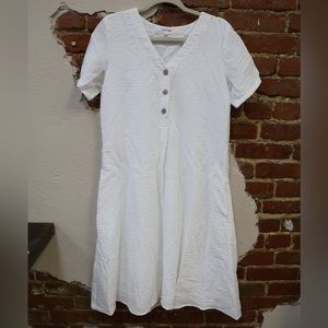 Emme mama The Eloise Dress in alabaster white